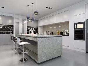 đá quartz countertop dùng cho quầy bar và bàn bếp khách sạn